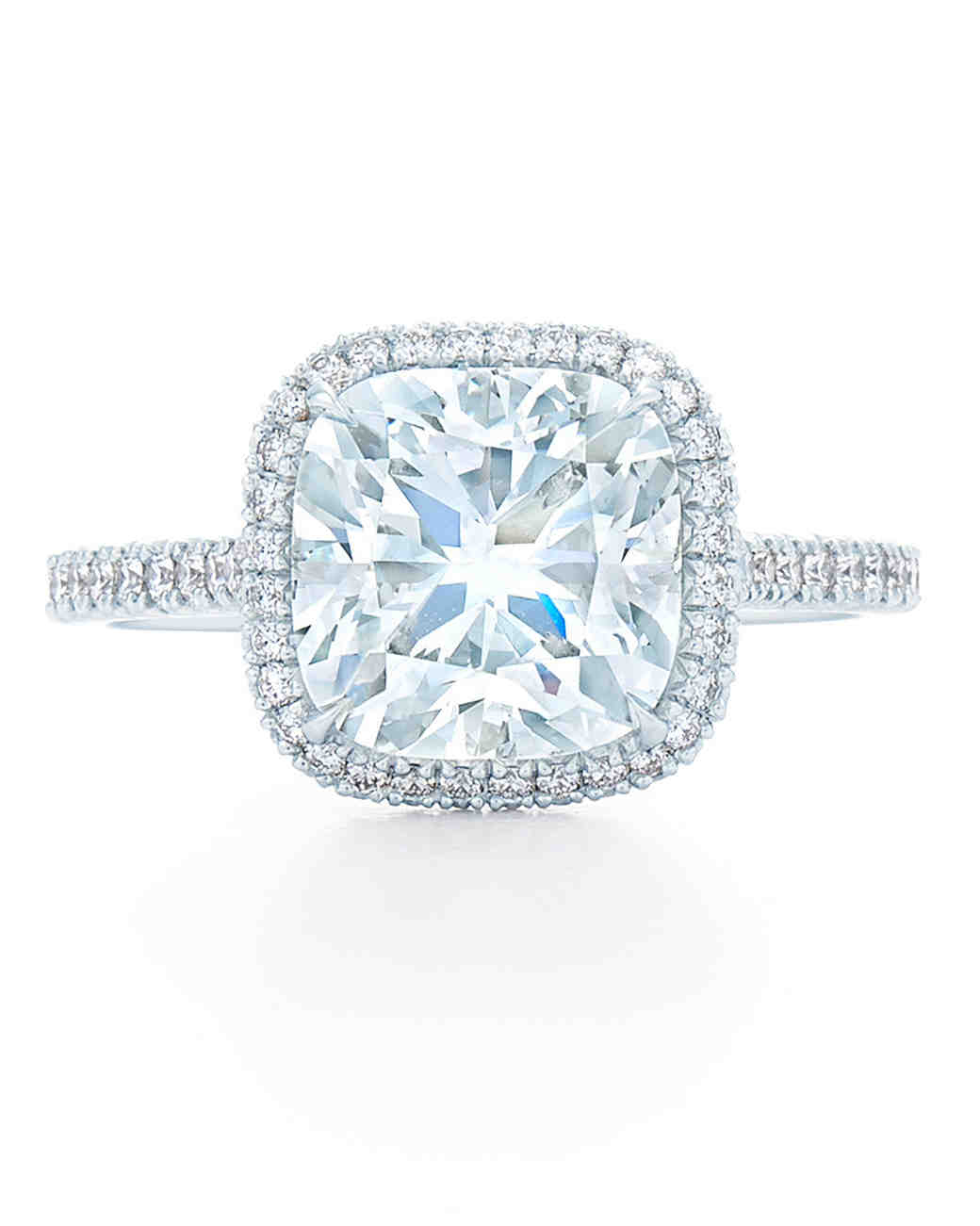 Cushion Cut Diamond Engagement Rings Martha Weddings