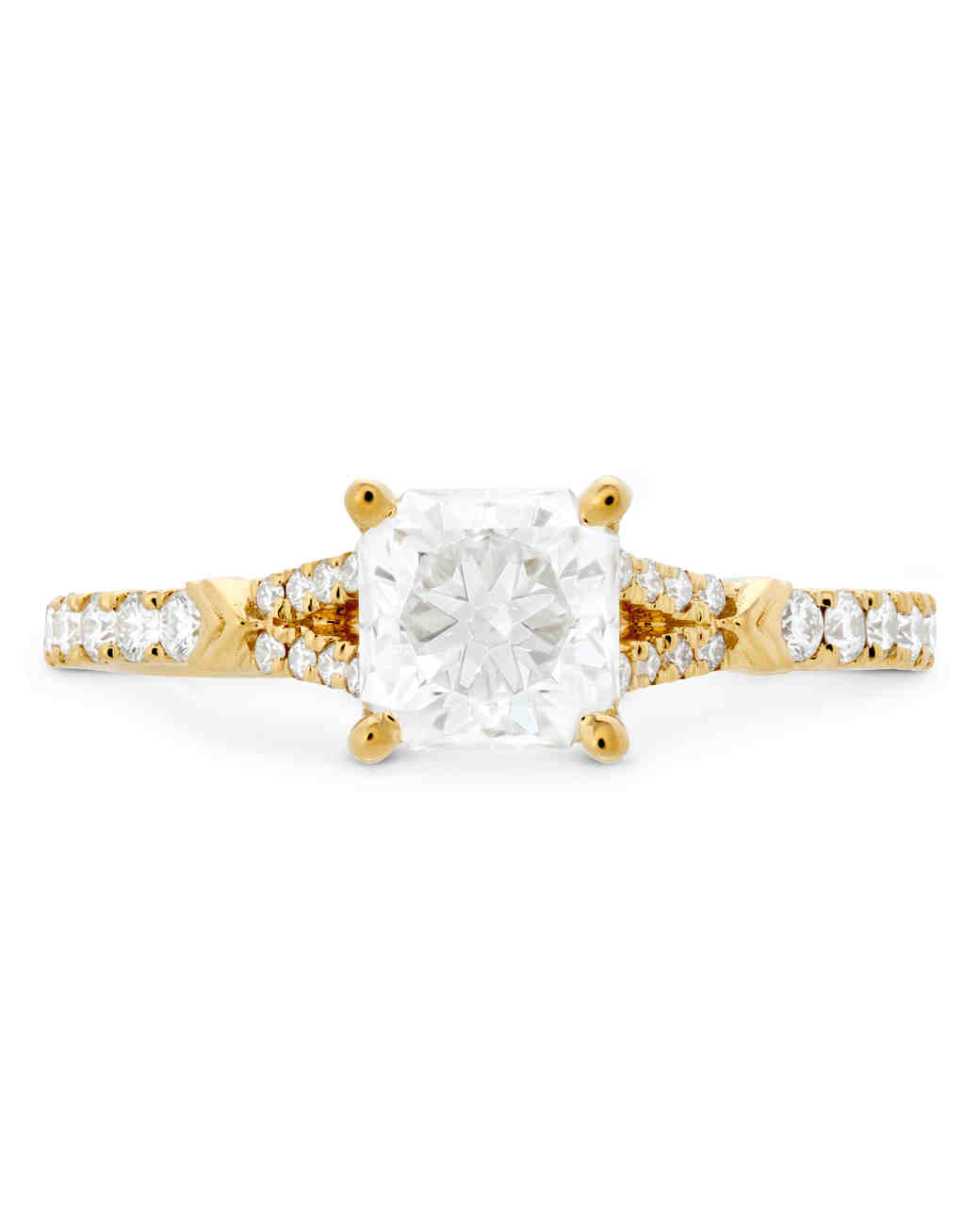 Yellow Gold Engagement Rings | Martha Stewart Weddings