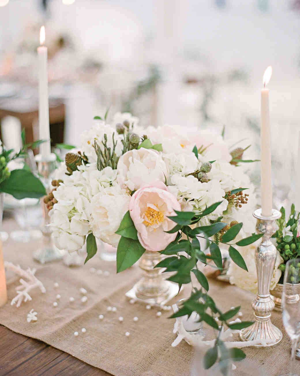 22 Totally Chic Vintage Centerpieces Martha Stewart Weddings