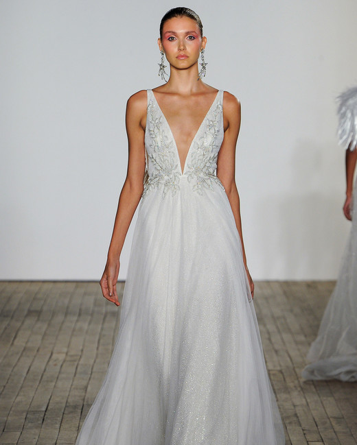  Lazaro  Fall 2019  Wedding  Dress  Collection Martha Stewart 