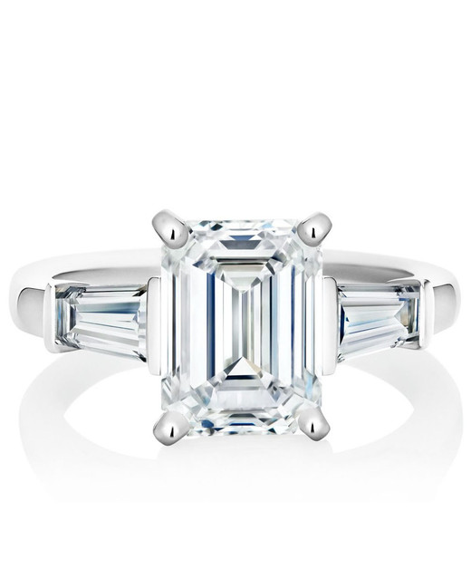 34 Elegant Emerald-Cut Engagement Rings | Martha Stewart Weddings