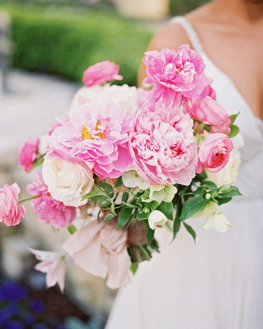 The Prettiest Pink Wedding Bouquets Martha Stewart Weddings