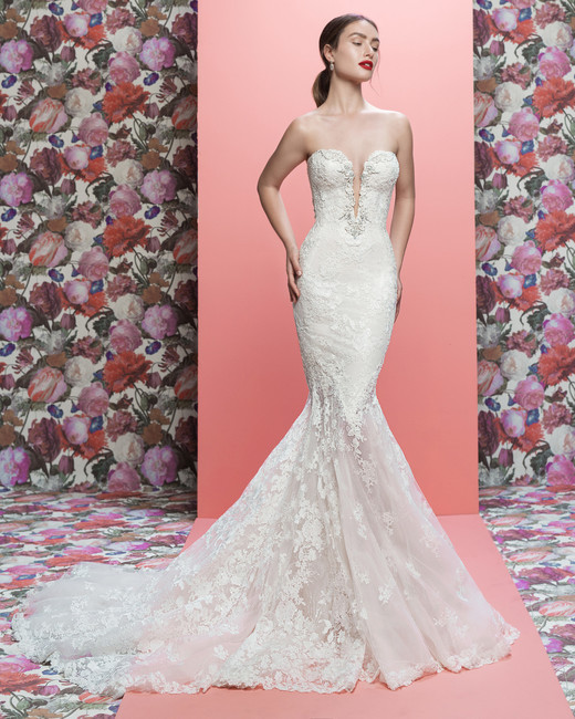 Galia Lahav Couture Spring 2019 Wedding Dress Collection Martha Galia Lahav Wedding Dress Spring 2019 Strapless Sweetheart Mermaid