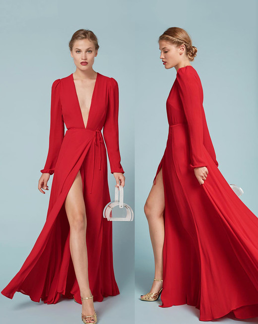 Red Bridesmaid Dresses Martha Weddings Red Bridesmaid Dress Reformation Thea