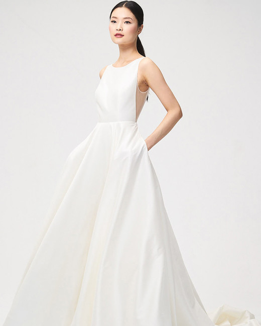 Jenny By Yoo Bridal Fall 2018 Wedding Dress Collection Jenny By Yoo Fall 2018 Open Side Boat Neck Wedding Dress