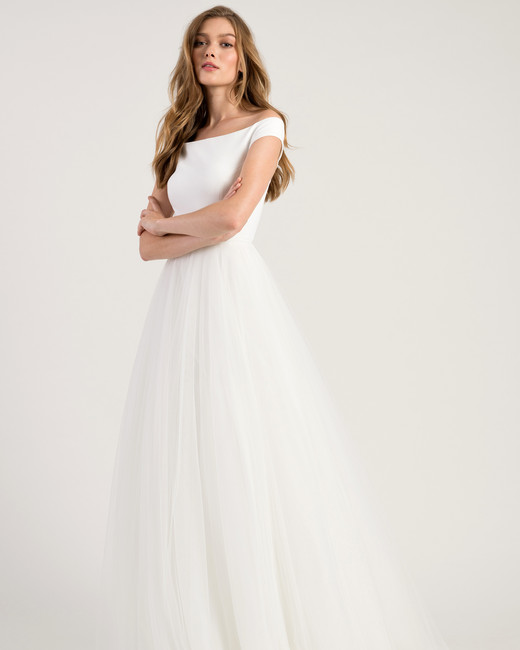 Jenny By Yoo Fall 2019 Wedding Dress Collection Martha Jenny By Yoo Wedding Dress Off The Shoulder A Line Tulle