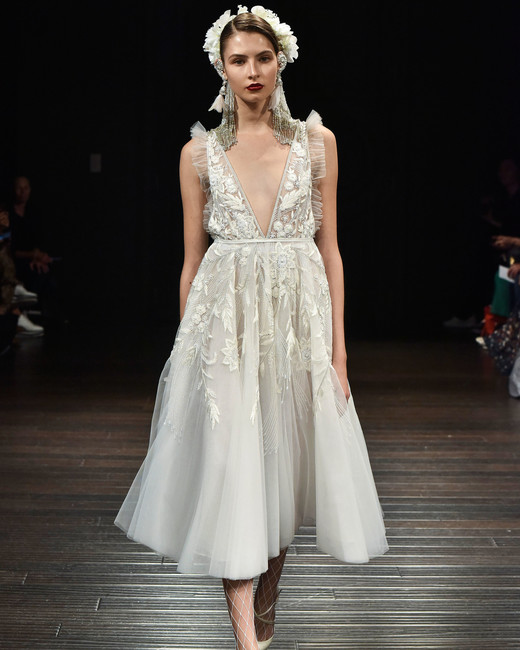Naeem Khan Fall 2018 Wedding Dress Collection | Martha Stewart Weddings