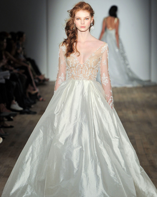 Tara Keely Spring 2018 Wedding Dress Martha Weddings Jlm Tara Keely Long Sleeves Sheer Ball Gown Wedding Dress Spring 2018