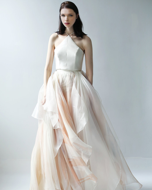 Leanne Marshall Spring 2018 Wedding Dress Collection Martha High Neck Ball Gown Leanne Marshall Wedding Dress Spring2018