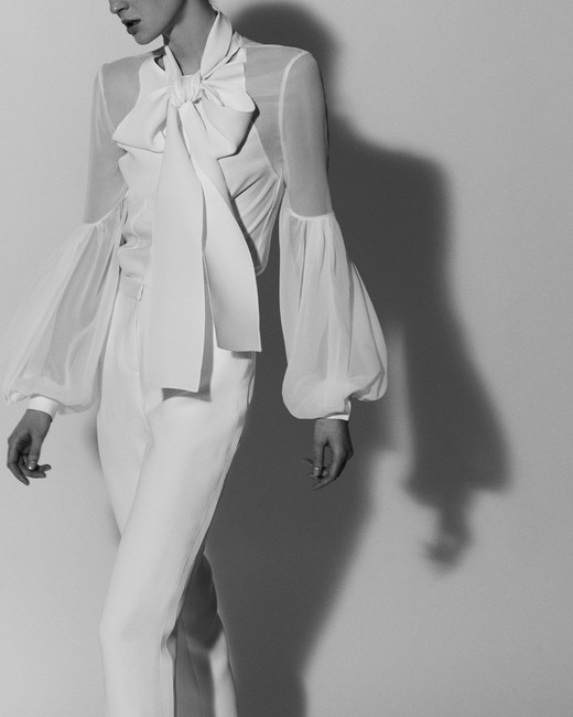 carolina herrera wedding suit