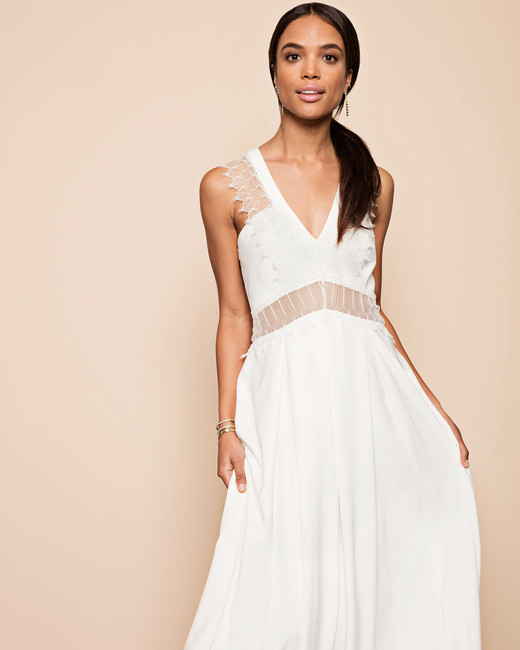 white column gown