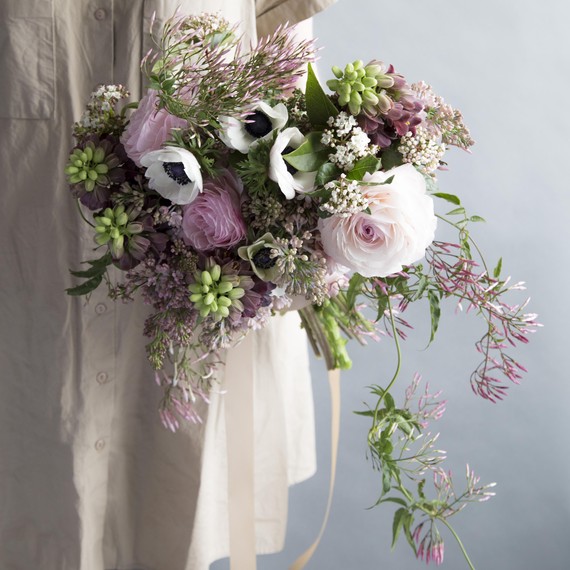 Lavender & Green Glamour Bouquet