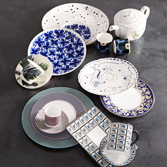 Patterned China Set Patterned China Set