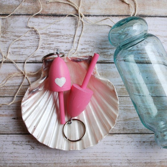 Pink Buoy Key Chain