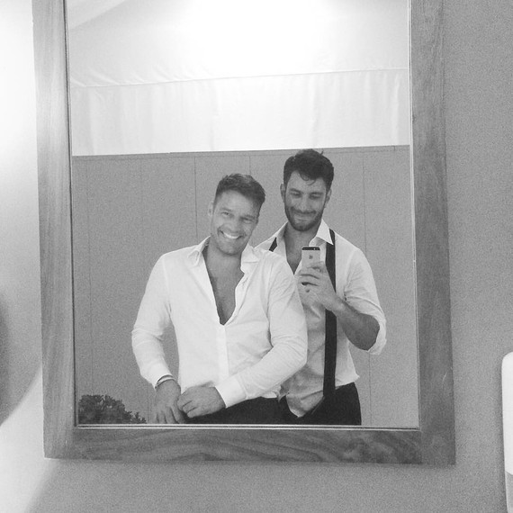 Ricky Martin and Jwan Yosef Ricky Martin and Jwan Yosef