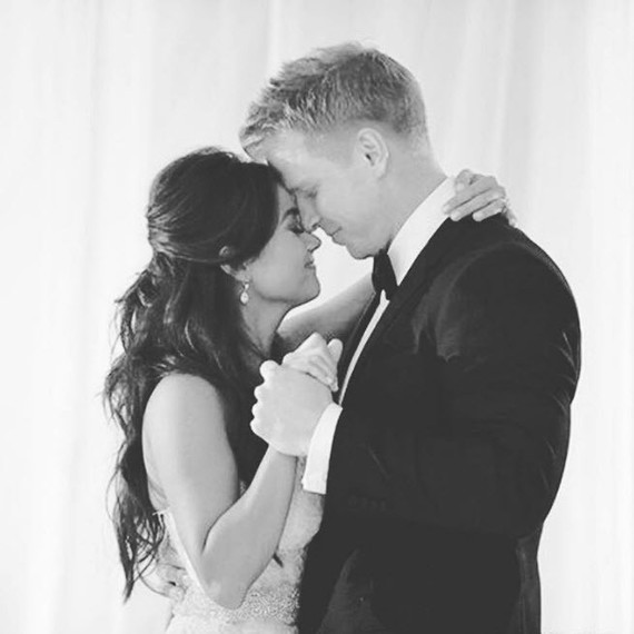 Sean and Catherine Lowe on their wedding day Sean and Catherine Lowe on their wedding day