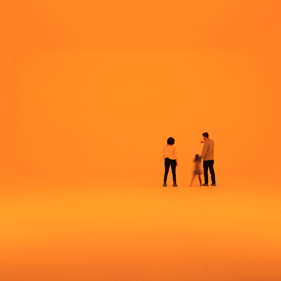 family in orange james turrell piece family in orange james turrell piece