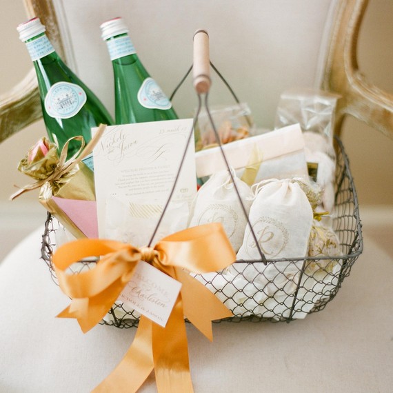 Wedding Welcome Basket Bow 0715