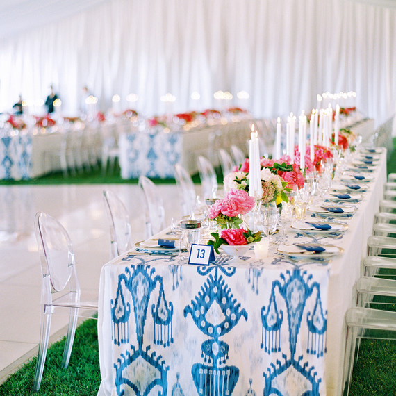 ikat runner reception table ikat runner reception table