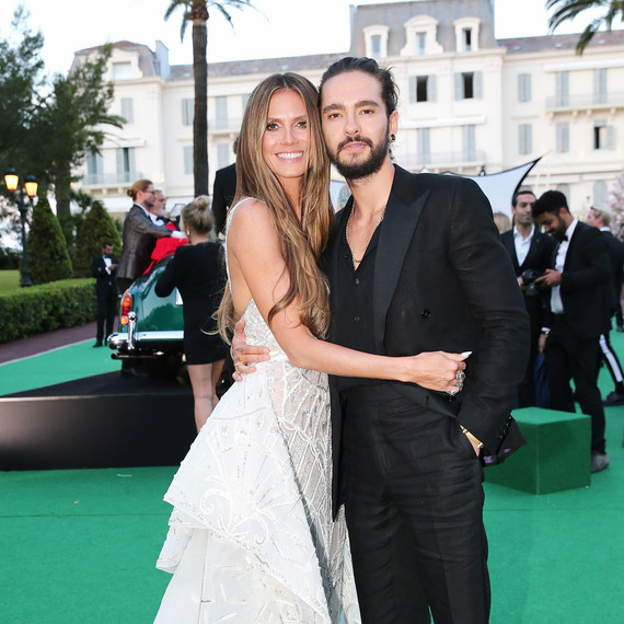 Heidi Klum and Tom Kaulitz at Cannes amfAR Gala Heidi Klum and Tom Kaulitz at Cannes amfAR Gala