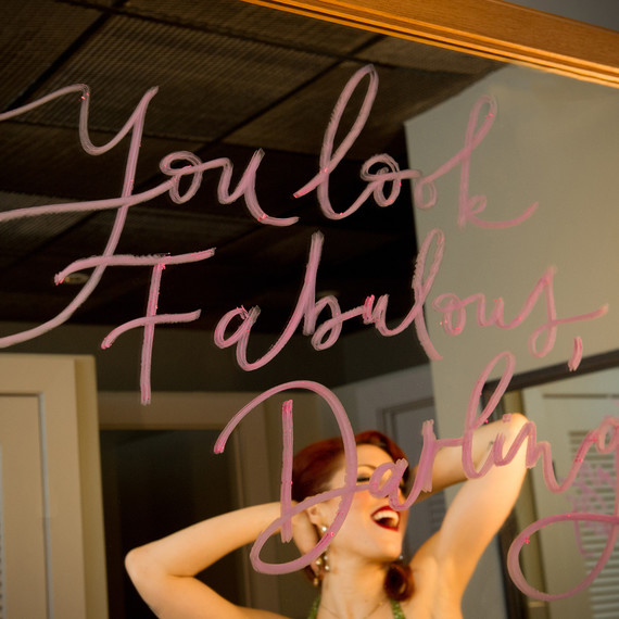 Chris Hessney After Party Shoot Lipstick on Mirrors Chris Hessney After Party Shoot Lipstick on Mirrors