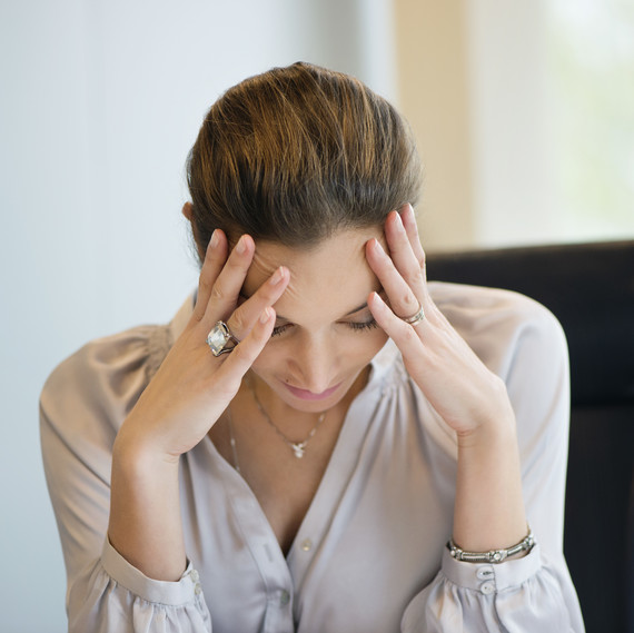 Stressed or Anxious Bride Stressed or Anxious Bride