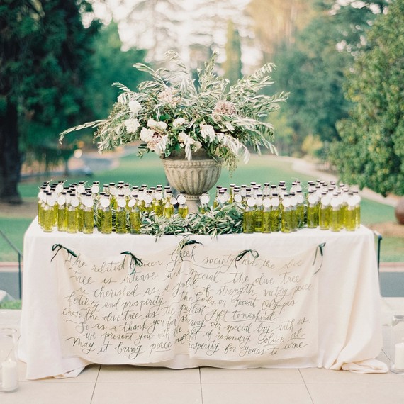 olive oil wedding favors olive oil wedding favors