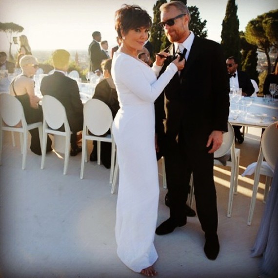 Kris Jenner at Kim and Kanye's Wedding Kris Jenner at Kim and Kanye's Wedding