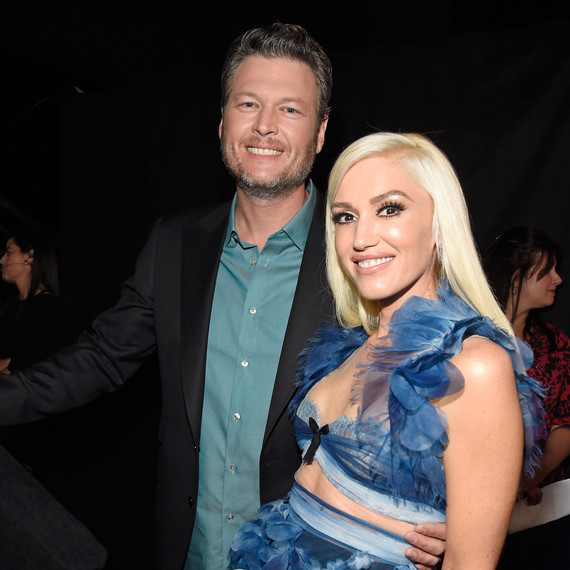 Gwen Stefani and Blake Shelton at the People's Choice Awards Gwen Stefani and Blake Shelton at the People's Choice Awards