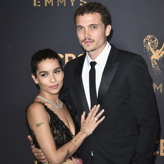 zoe kravitz karl glusman together at the emmys zoe kravitz karl glusman together at the emmys