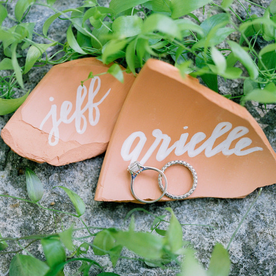 wedding bands with terra cotta stone named pieces wedding bands with terra cotta stone named pieces