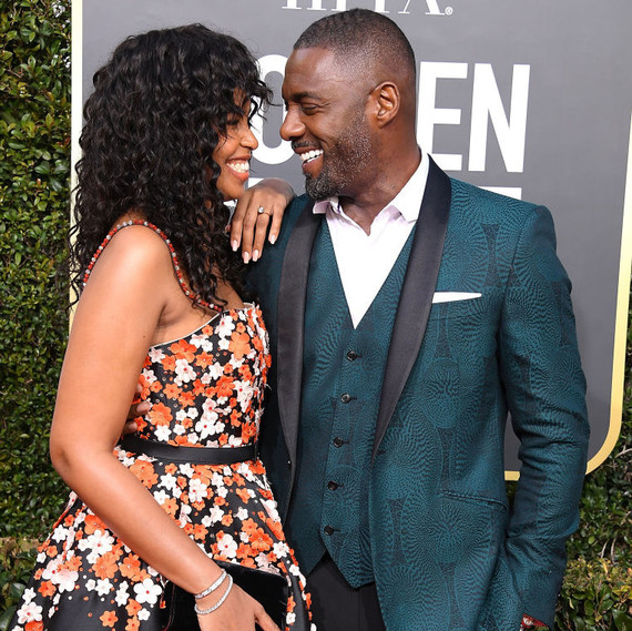 Idris Elba and Sabrina Dhowre Idris Elba and Sabrina Dhowre