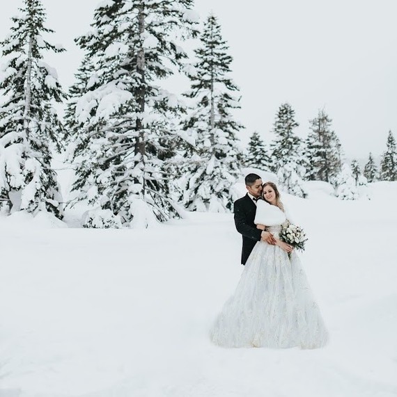 couple in snow couple in snow