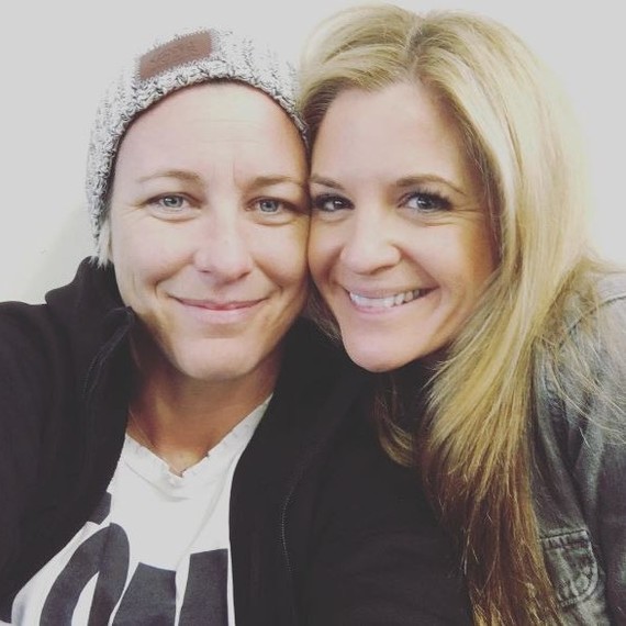 Abby Wambach and Glennon Doyle Melton Abby Wambach and Glennon Doyle Melton