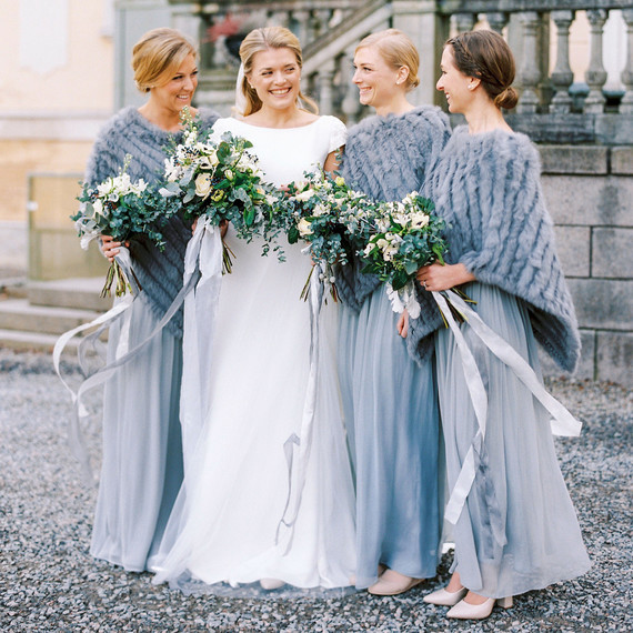 a winter bridesmaid s