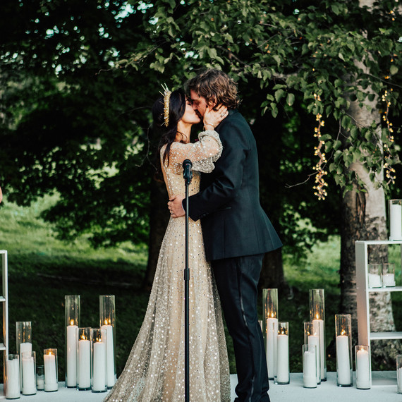 bride and groom wedding ceremony first kiss bride and groom wedding ceremony first kiss