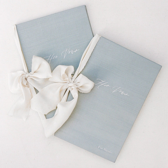 vow books white raw edge bows vow books white raw edge bows