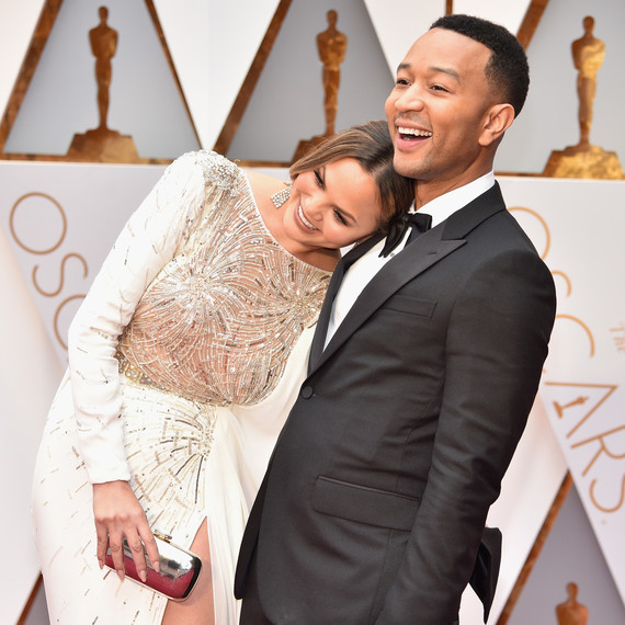 Chrissy Teigen and John Legend 2017 Oscars Red Carpet Chrissy Teigen and John Legend 2017 Oscars Red Carpet
