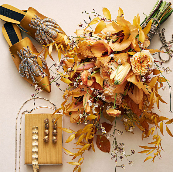 gold bouquet and accessories gold bouquet and accessories
