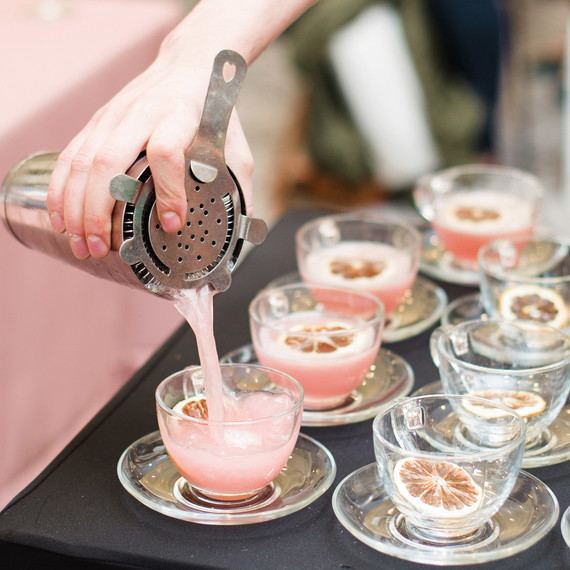 wedding party cocktails pink wedding party cocktails pink