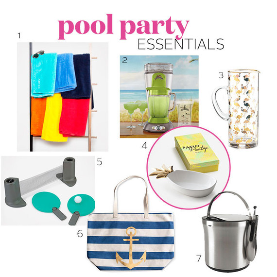 Pool party essentials to add to your wedding registry Pool party essentials to add to your wedding registry