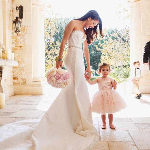 Lauren Gores with Flower Girl Lauren Gores with Flower Girl