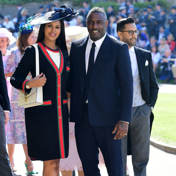 Idris Elba and Sabrina Dhowre royal wedding 2018 Idris Elba and Sabrina Dhowre royal wedding 2018