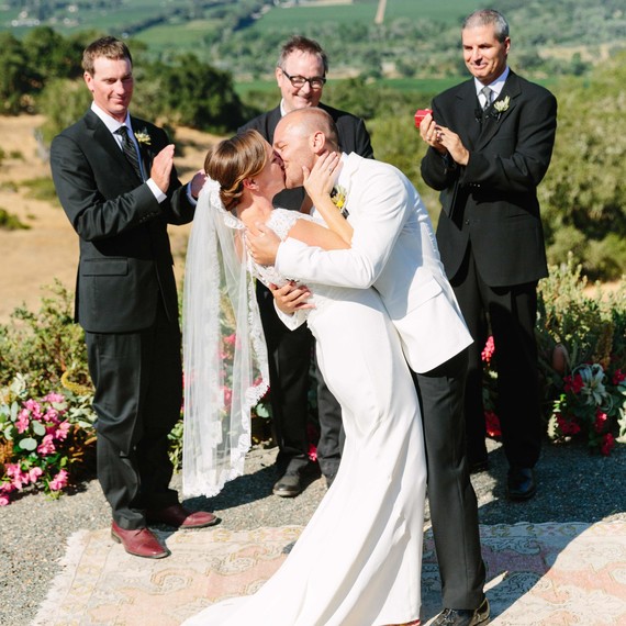wedding ceremony kiss wedding ceremony kiss