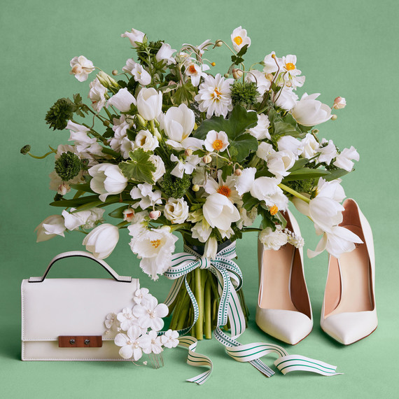 spring white bouquet and accessories shoes spring white bouquet and accessories shoes