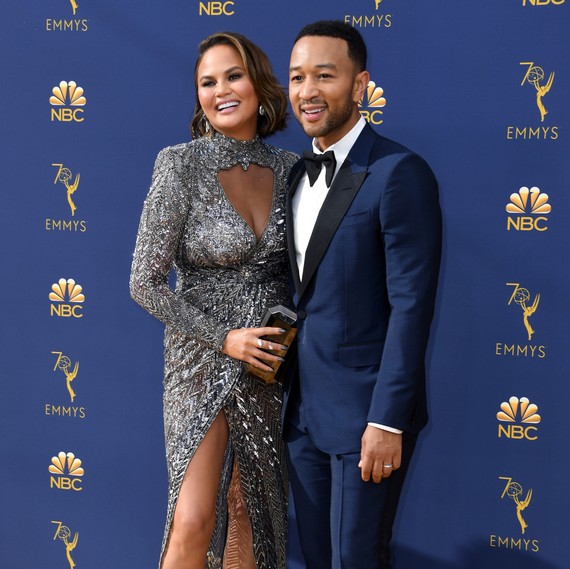 chrissy teigen and john legend emmys 2018 chrissy teigen and john legend emmys 2018