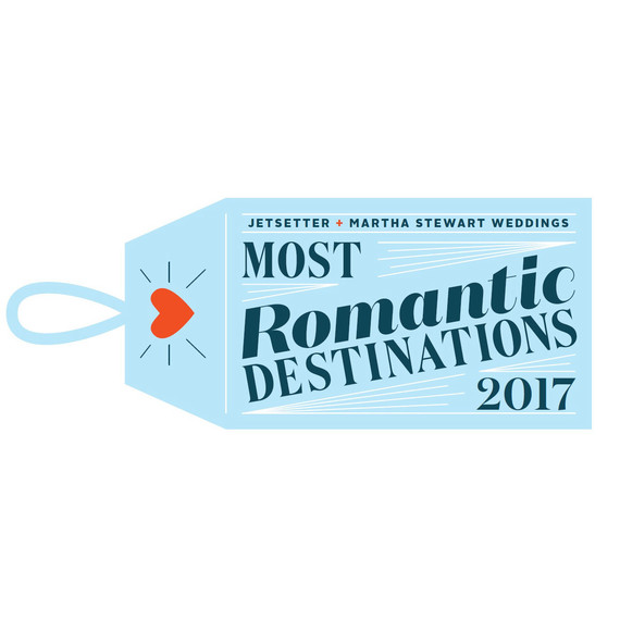 Martha Stewart Weddings and Jetsetter Most Romantic Destinations Survey Martha Stewart Weddings and Jetsetter Most Romantic Destinations Survey