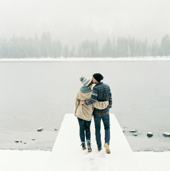 couple by lake couple by lake