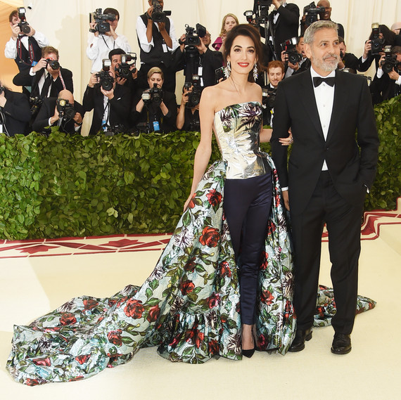 mal Clooney and George Clooney 2018 Met Gala Amal Clooney and George Clooney 2018 Met Gala