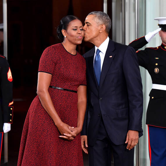 barack obama and michelle obama kiss on cheek barack obama and michelle obama kiss on cheek